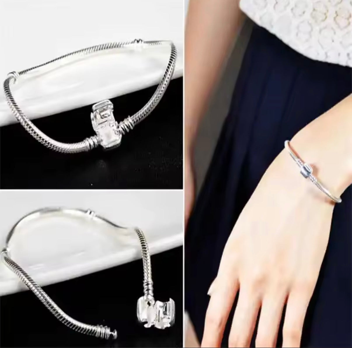 Plain Charm Bracelet