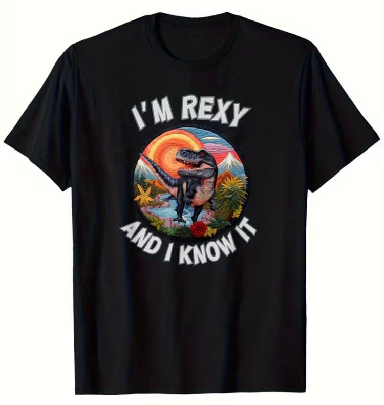 Men’s I’m rexy and I know it top