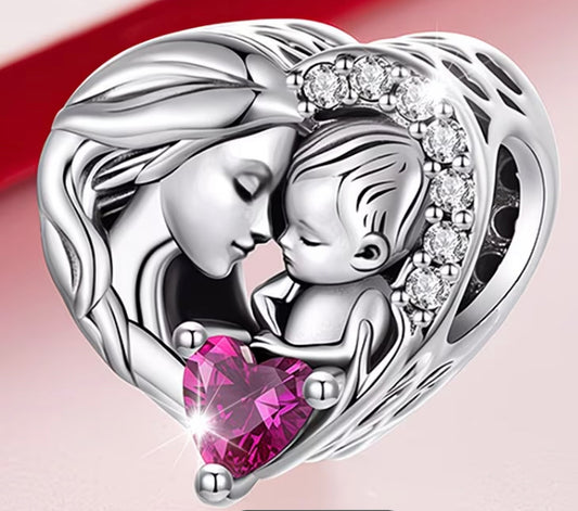 Mother and baby charm
