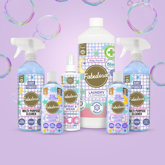 Fabulosa Baby Powder Cleaning Bundle 6 Piece