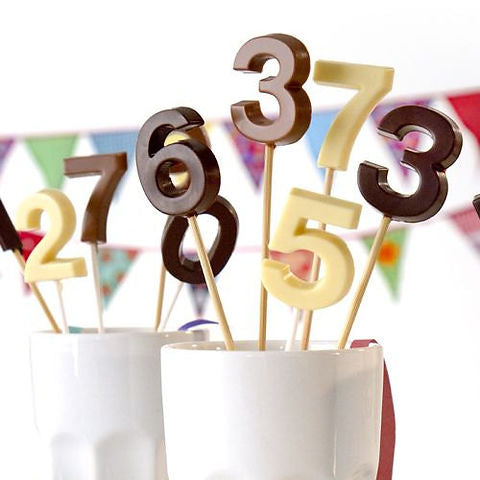 Chocolate Number Lolly