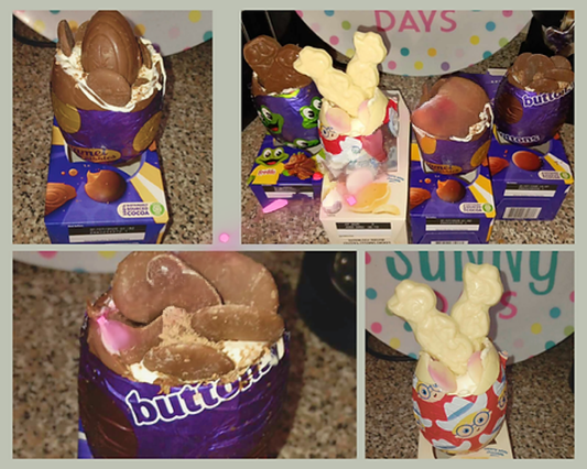 Easter Egg Cheesecake - Handmade