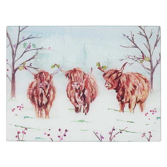 Highland Cow Cutting Board