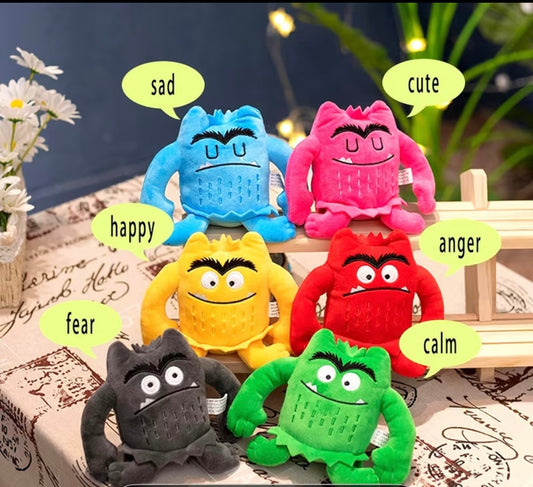 Set of 6 Emotional little monster