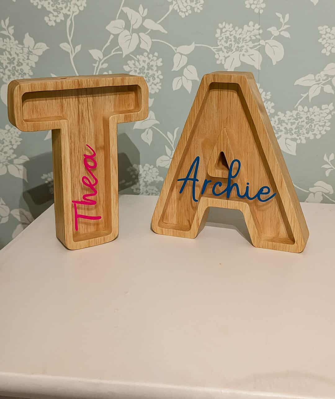 Personalised Initial Money Boxes
