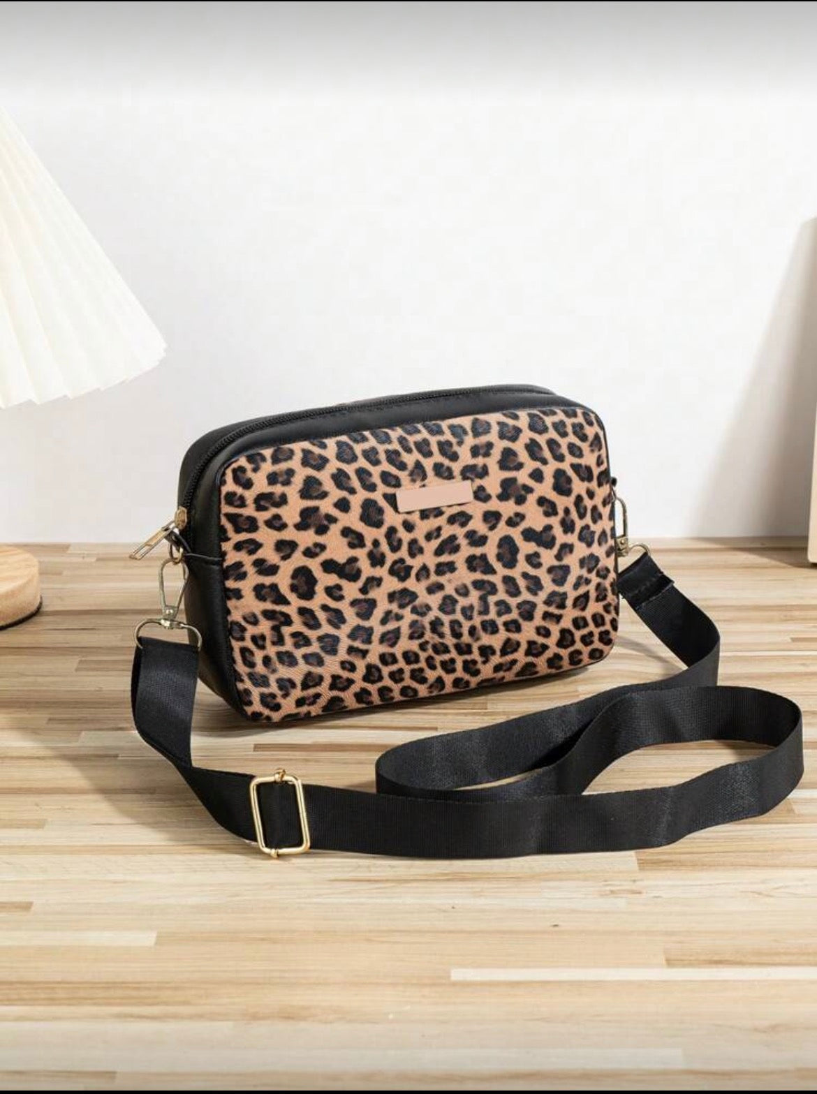 Leopard Print Over Shoulder Bag