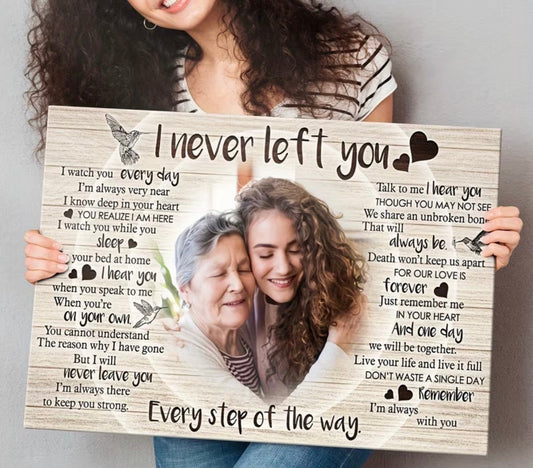 Memorial Own Photo Canvas 30x30cm