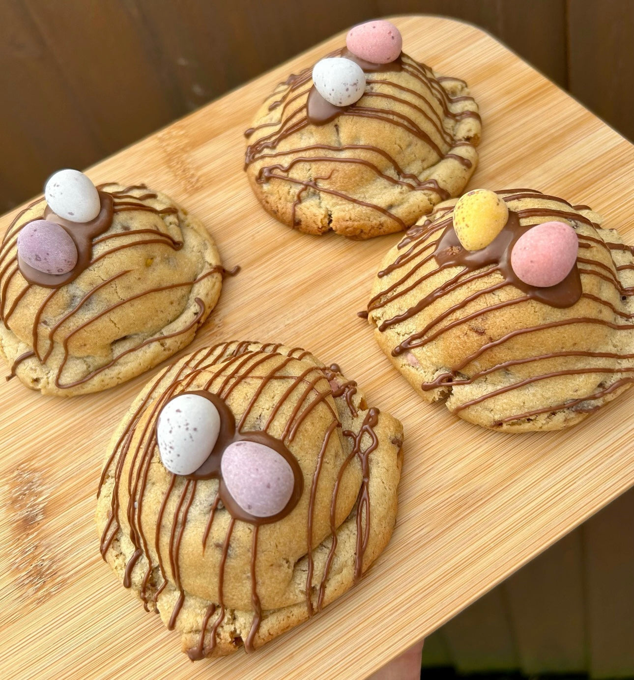 4 Mini Eggs NYC Easter Cookies